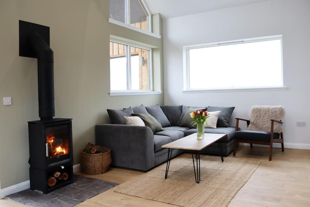 Eco-Lodge With Sea View Charleton Estate Colinsburgh Bagian luar foto